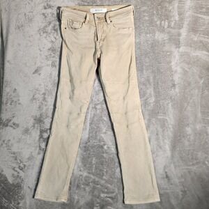 Guess Jeans Mens 30X30‎ Khaki Moto Slim Fit Tapered Pants M81AS230340